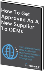 How to Get Approved As A New Supplier To OEMs eBook Cover