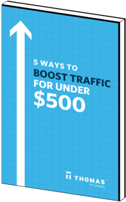 5 Ways To Boost Traffic For Under $500 eBook Cover