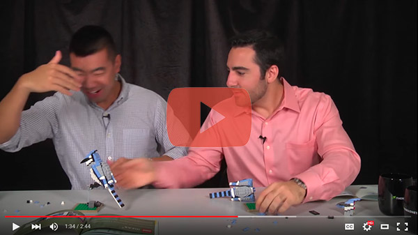 youtube video lego build-off